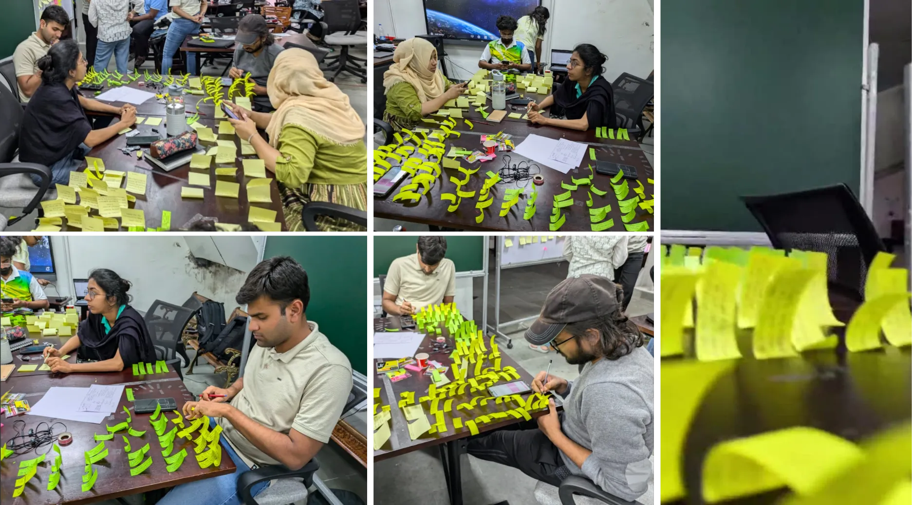 Group affinity mapping session
